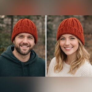 Handmade cozy Knit beanie